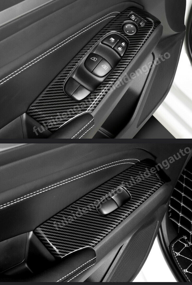 for Nissan Teana Altima 2019-22 Carbon door Window lift panel switch cover trim