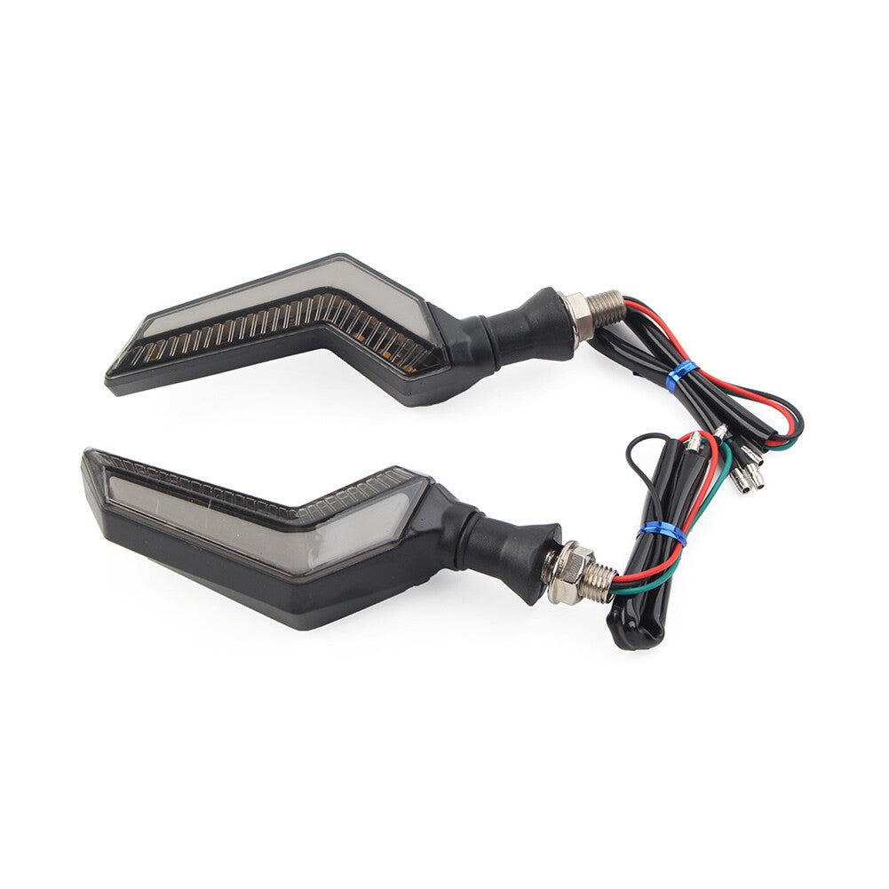 Flasher LED Turn Signal Lights Amber Blinker DRL Red Lamp Fit for Honda Motorcycle
