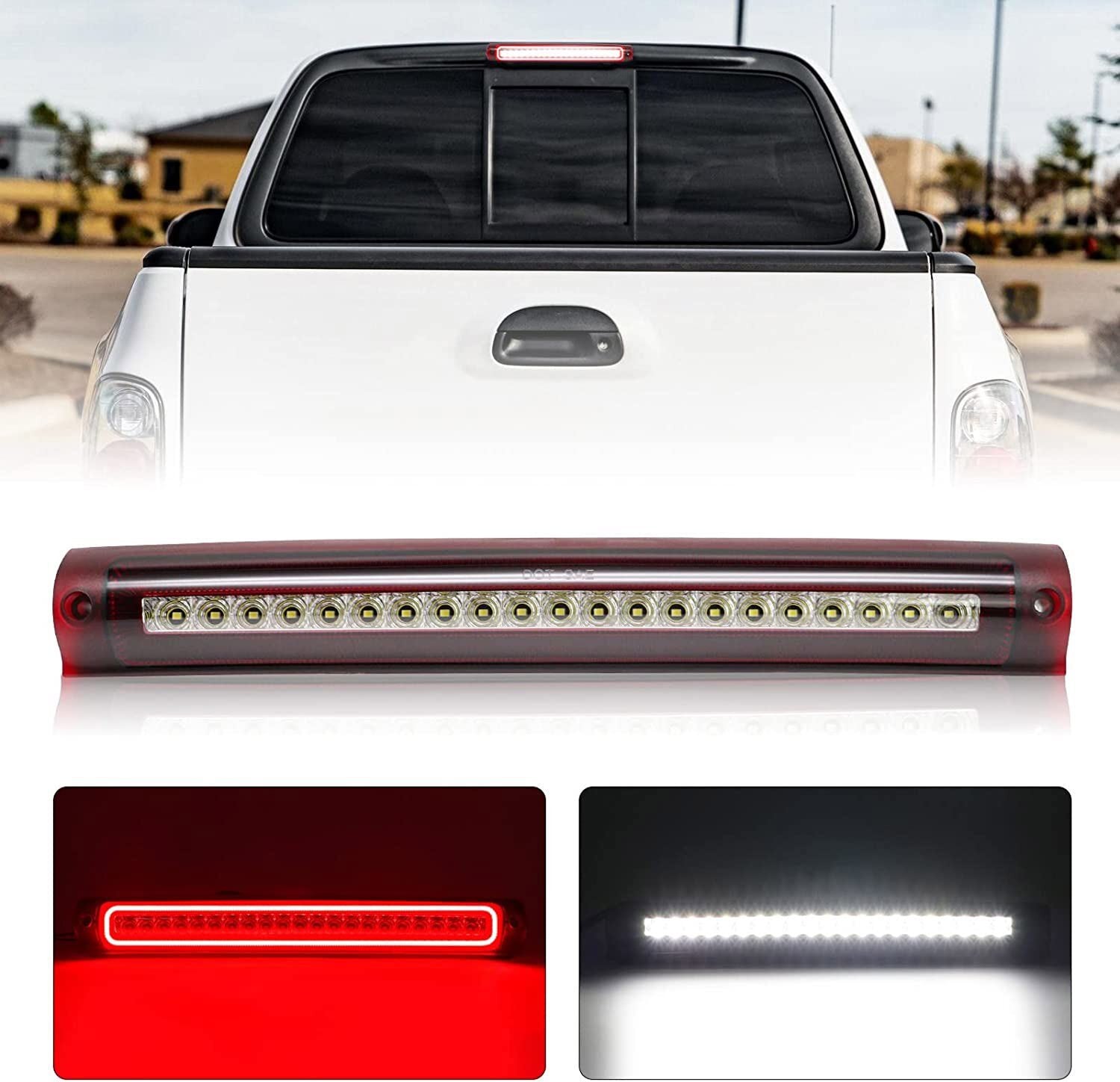 Applicable to 2000-2005 Excursion 97-03 for Ford F150 LED Third Brake Light and Third Stop Taillight
