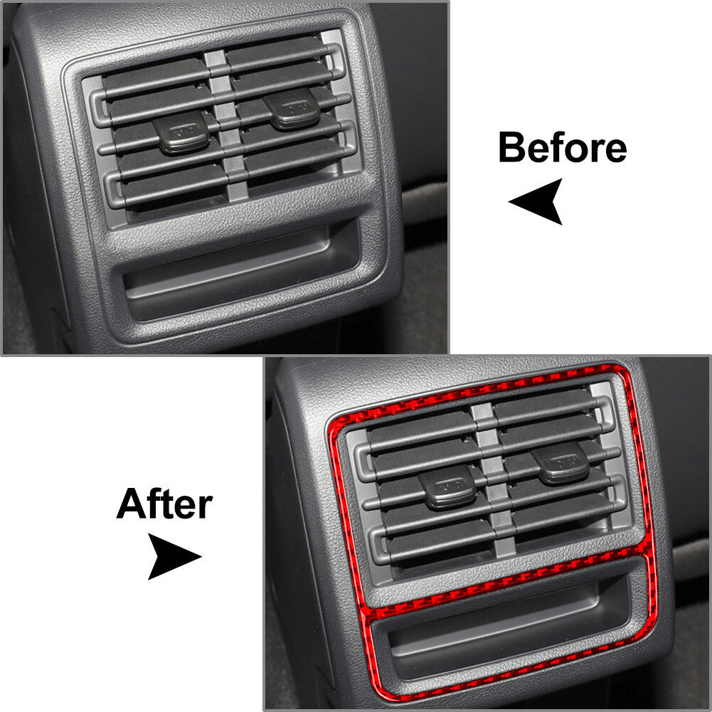 Rear for Seat Air Vent Outlet Frame Cover Trim FIT for VW for Golf 8 MK8 2021-2023