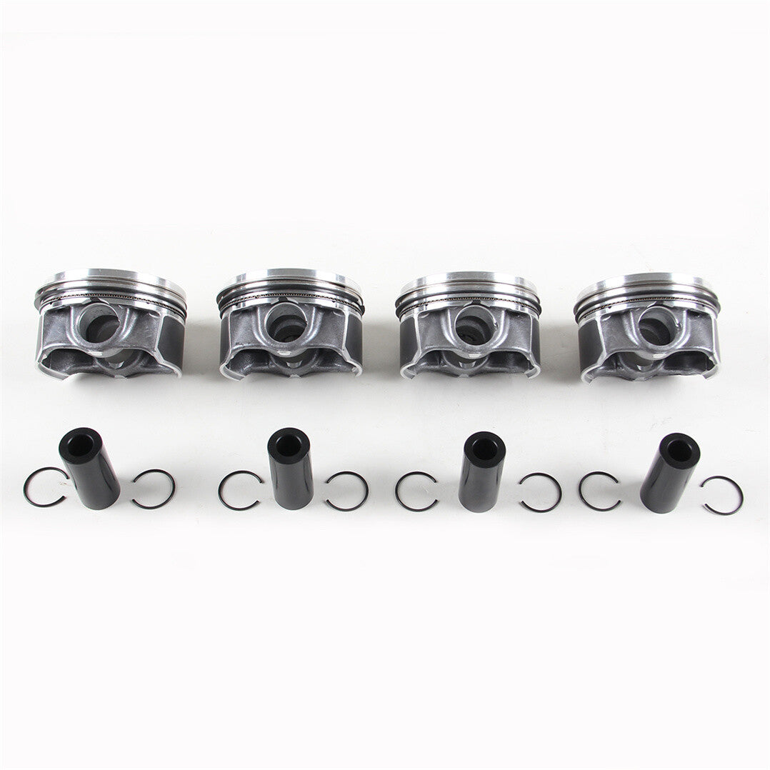 4 Pcs Upgraded Pistons  Rings for VW for Jetta for AUDI A4 Q5 2.0T 06H107065DD