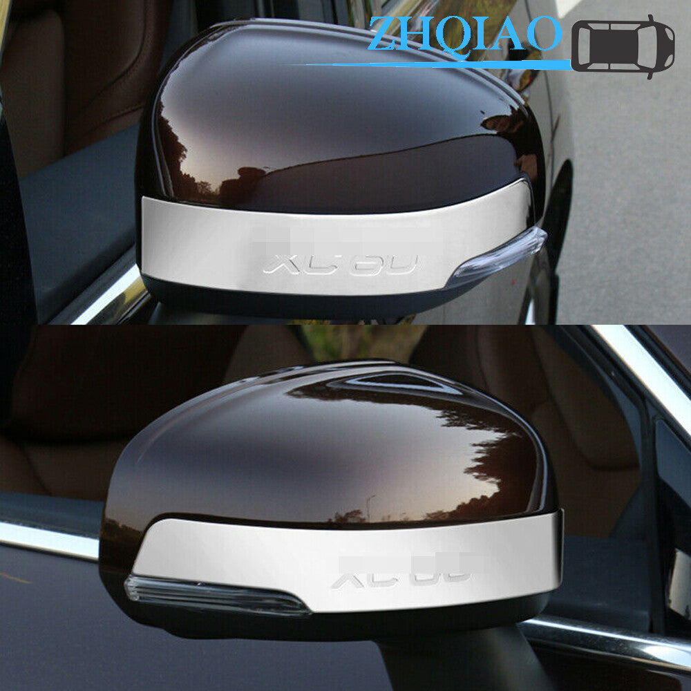 2pcs ABS Chrome Rear view Side Mirror Decorate Trim for volvo XC60 2018 2019