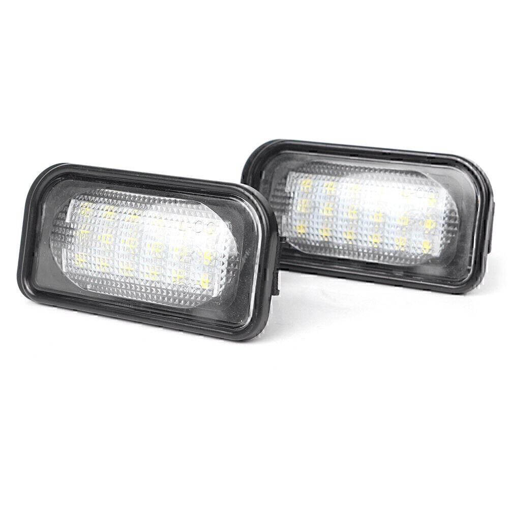 2x LED License Plate Number Light Lamp for Mercedes Benz W203 4D 2000 2001-2007