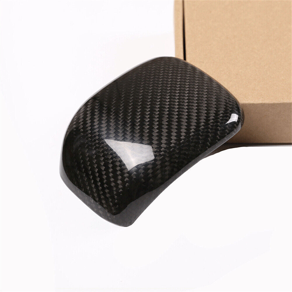 Real Carbon Fiber Inner Gear Shift Knob Cover for Benz A CLA Class W177 2019-22