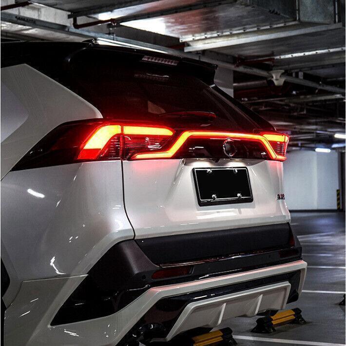 1X Rear Door Trunk LED Tail Light Cover for Toyota RAV4 2019-23 Car Accessories
