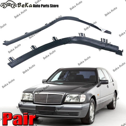 1 pair of for Mercedes-Benz W140 S320 S350 headlight rubber sealing strip decorations