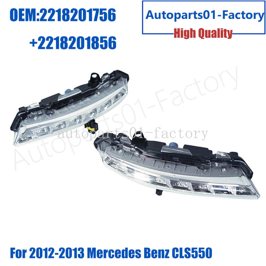 1Pair Fog Lamp LED Daytime Running Light For 2012-2013 for Mercedes-Benz Cls550
