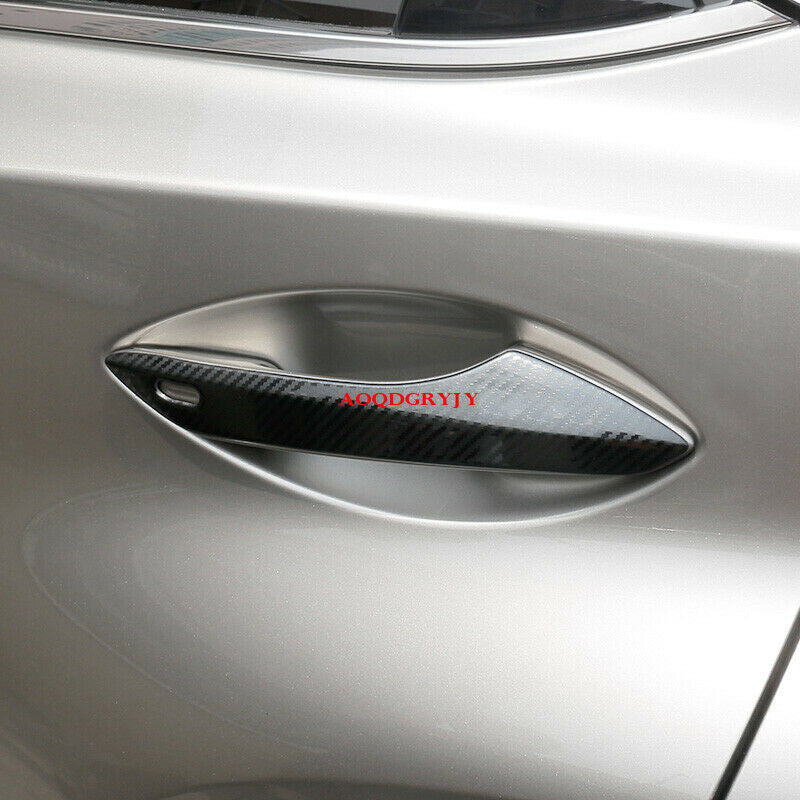 4P for Lexus NX200/200t/300h 2015-2018 Carbon Fiber Outer Door Handle Cover Trim