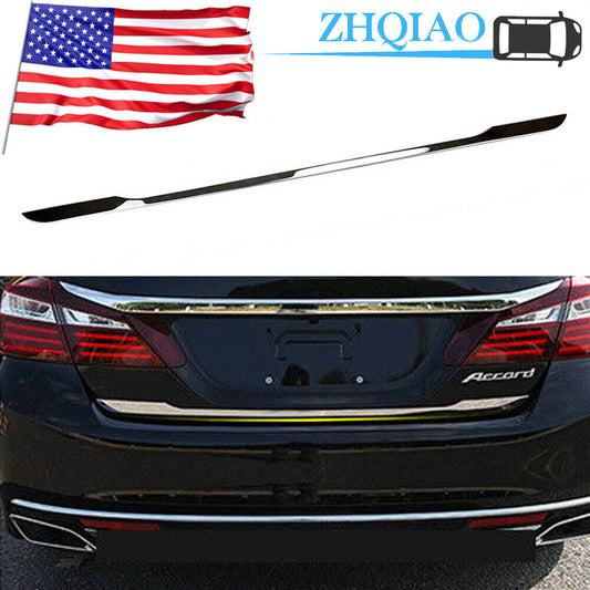 Chrome Rear Trunk Tailgate Door Cover Trim Molding for Honda Accord 2013-2017