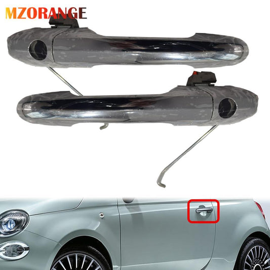 2× Für for Fiat 500 500C 2007-2020 Fahrerseite Vorne Links Recht Außen Türgriff NEU