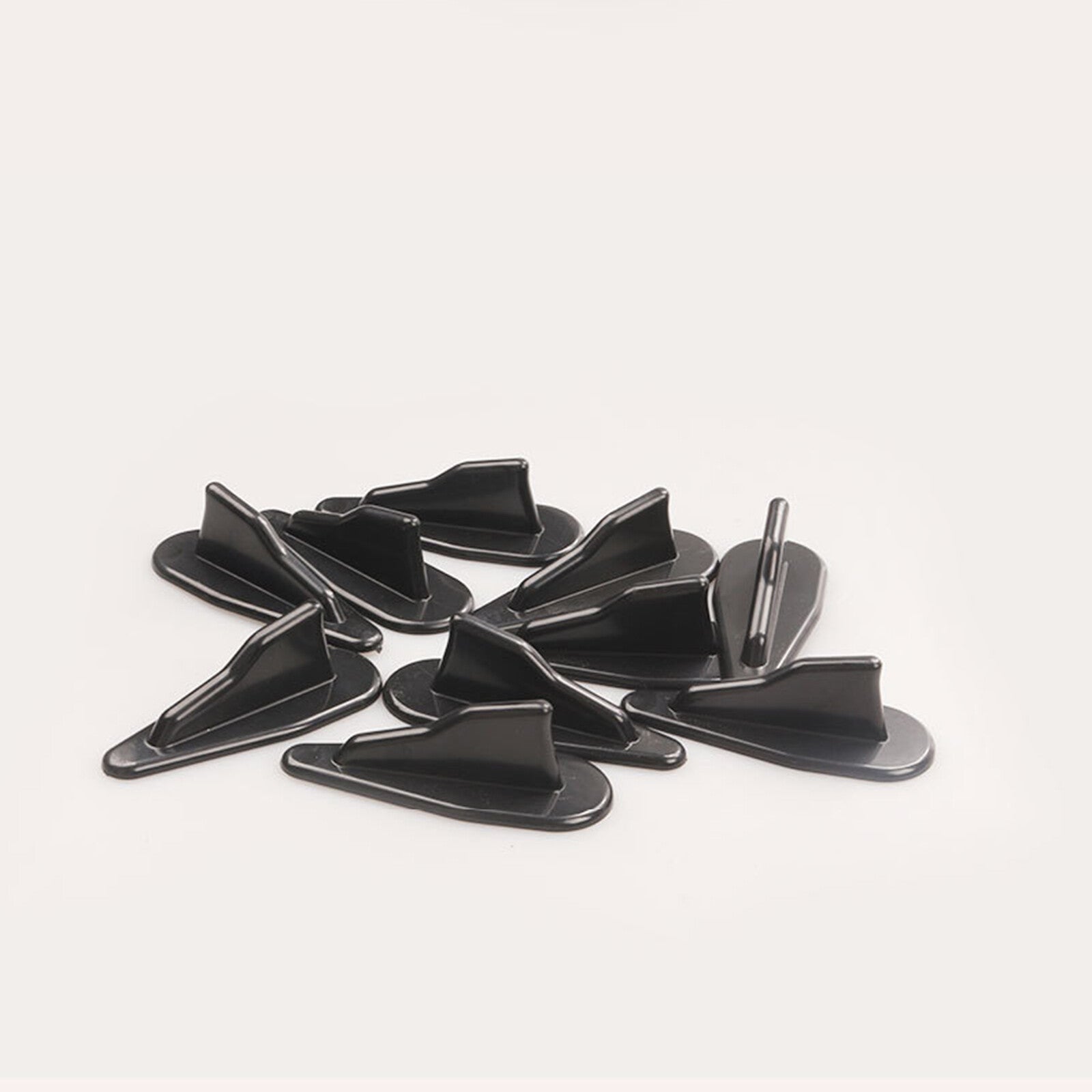 20-pack Car Diffuser Shark Fin Kit, Shark Fin Boiler Roof Wing Air Vortex Generator