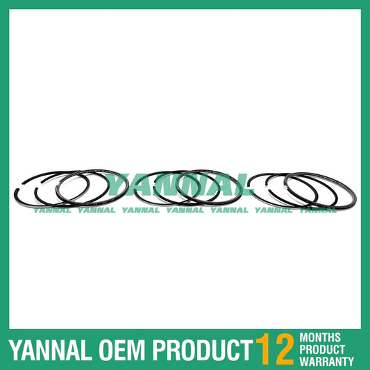 3 sets of piston rings + 0.5 mm for Kubota D950 engine parts (fits one engine)