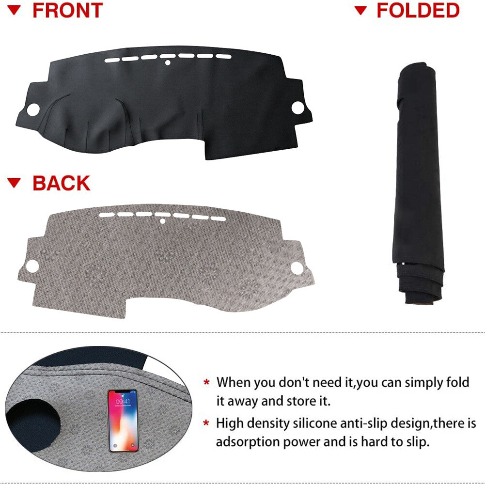 Leather Dashboard Cover Mat Sun Shading Pad for Honda CR-V RE1~RE5 RE7 2007-2011