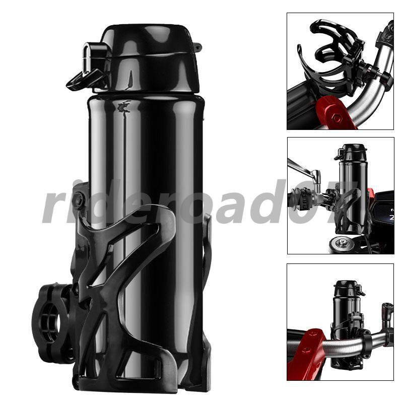 Adjustable Motorcycle Bicycle Drink Bottle Water Cup Holder Handlebar Mount
