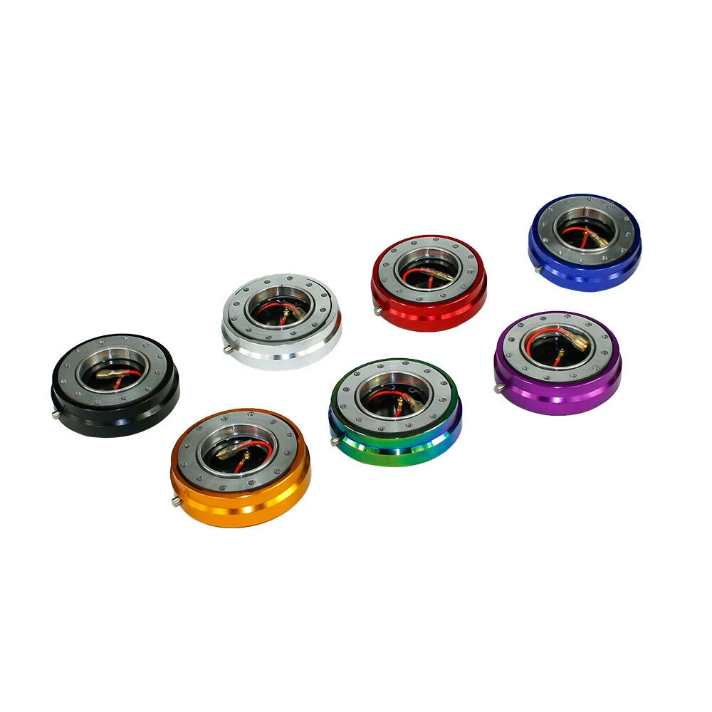 Universal Quick Release Steering Wheel Hub Adapter Snap Off Boss Kit Car Tuning