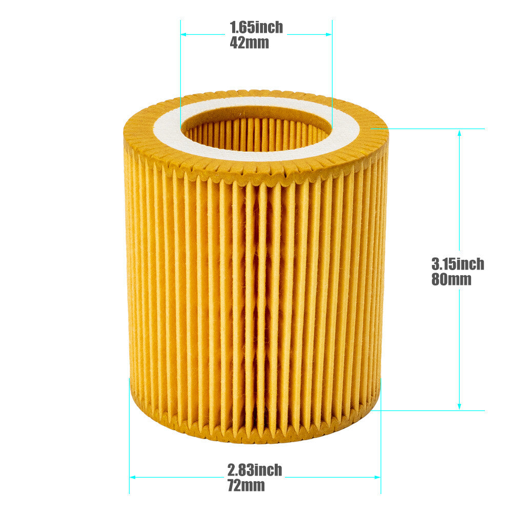 Oil Filter Housing Gasket Cooler Seal for BMW X1 X3 X5 X6 Z4 E60 E82 11427566327