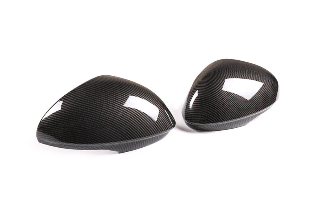 Carbon Fiber ABS Side Rearview Mirror Caps Cover for Alfa Romeo Giulia 2017-2022