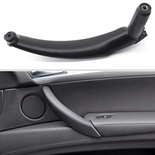 Left Inner Door Panel Handle Pull Trim Cover 51416969401 for BMW E70 X5 Black
