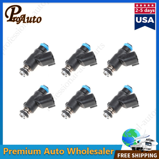 6PCS Fuel Injectors 12592648 for Chevrolet Impala Malibu Monte Carlo 3.5L 3.9L