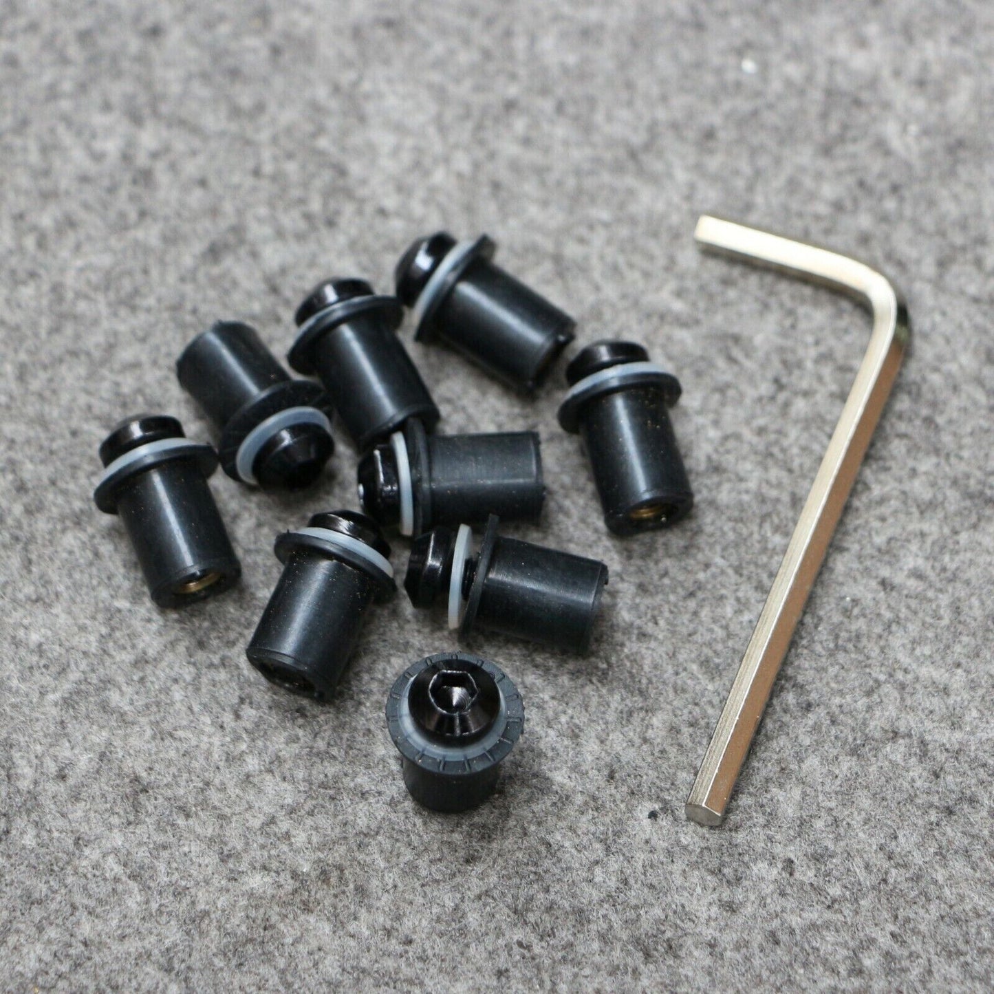 10PCS M5 Windscreen Windshield Bolt Screw Kit Fit For GSXR 600 1000 K1 K2 K3 K6