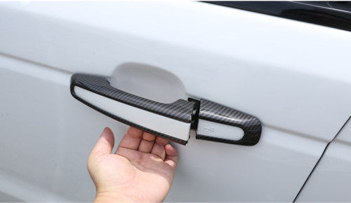 Carbon fiber side door handle cover trim for Land Rover for Range Rover L405 2013-17