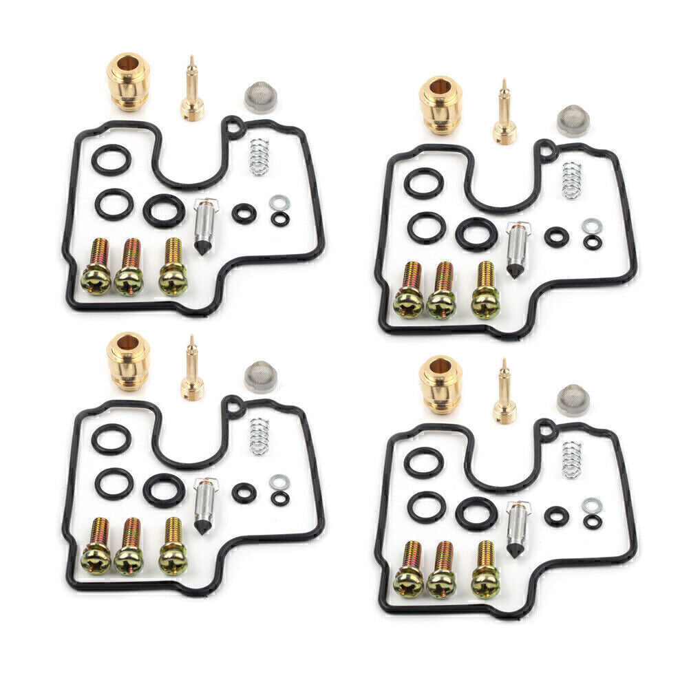 4Sets Carburetor Rebuild Kit for Suzuki GSXR600 GSXR750 GSXR750W VL1500 GSX-R750