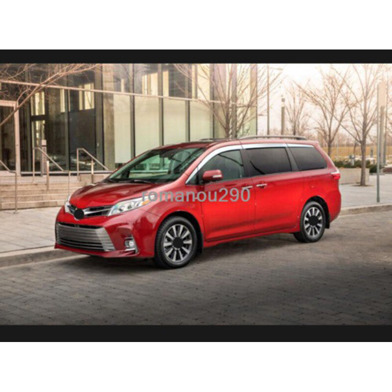 for Toyota for Sienna 2011-20 Chrome Side Window Vent Visor Sun Rain Deflector Guard