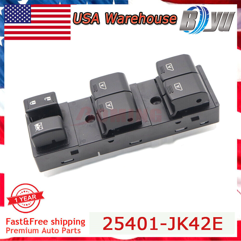 For 2007-2015 for Infiniti G25 G35 G37 Q40 2.5L 3.5L Front Left Master Window Switch