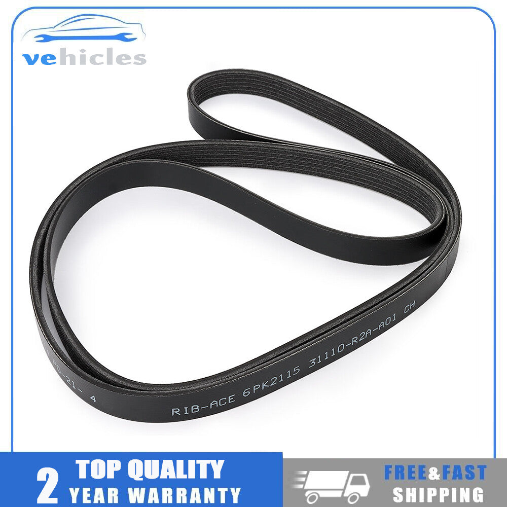 1 Alternator-A/C-Power Steering Drive Belt 31110-R2A-M12 for Honda HRV 2016-22