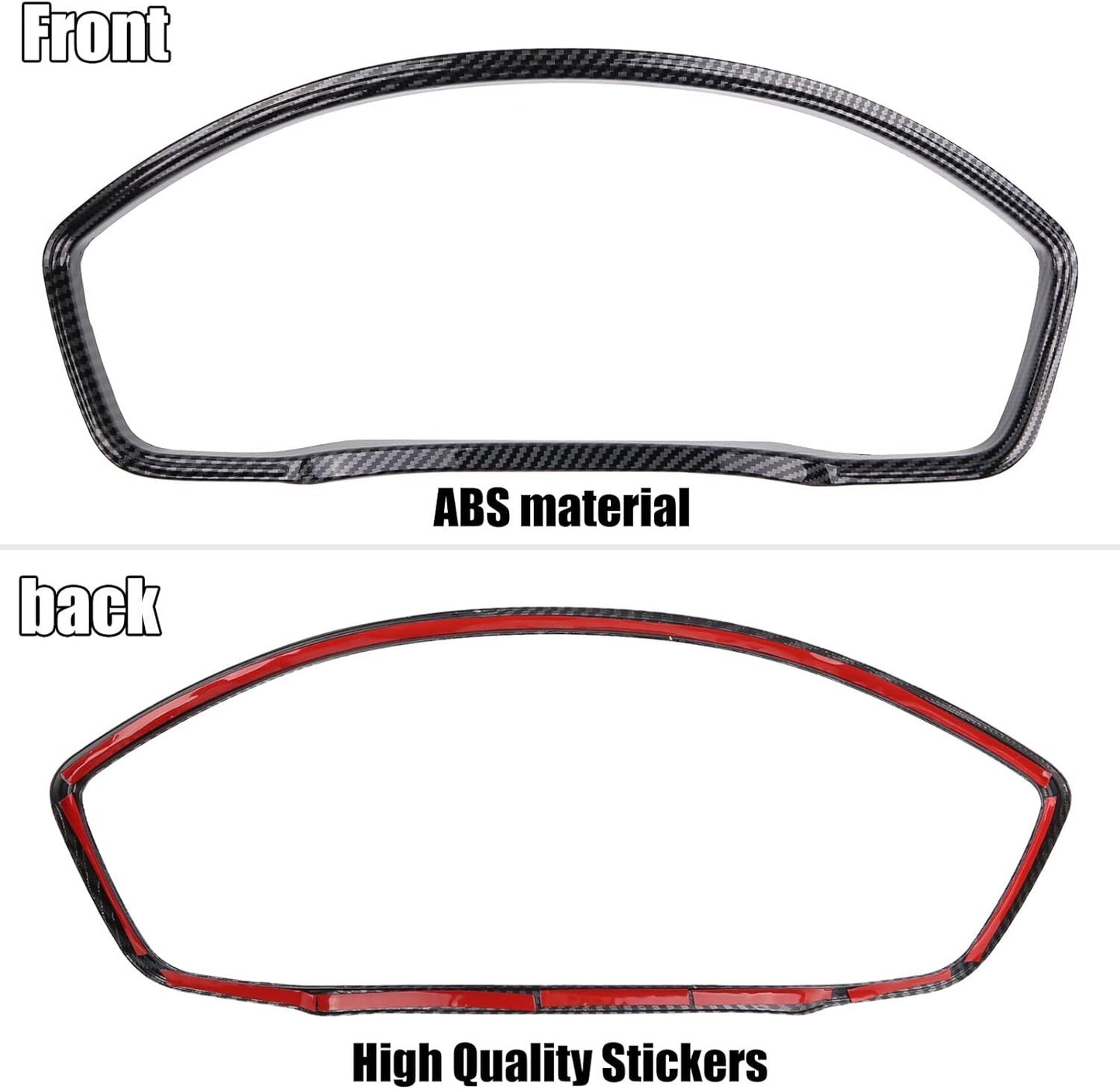 1-piece dashboard frame and instrument panel cover trim for Honda for Civic 2022-2024