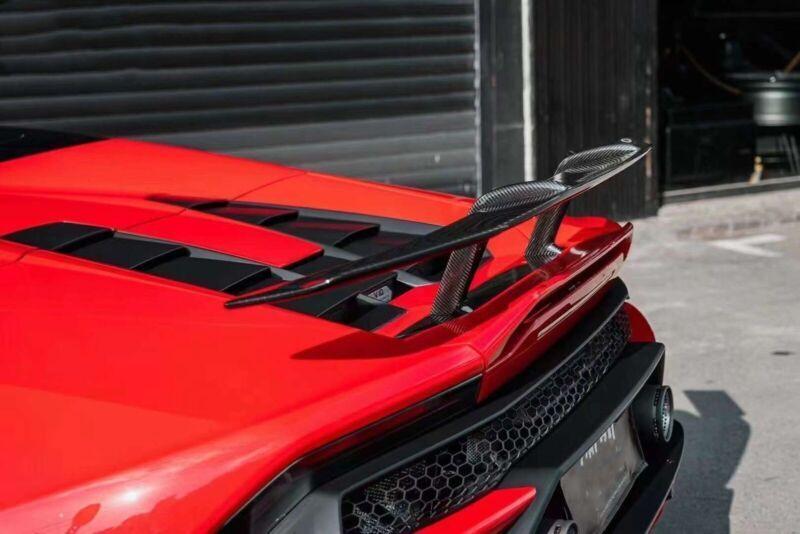 Carbon fiber rear boiler fins are suitable for Lamborghini for Huracan LP610 LP580