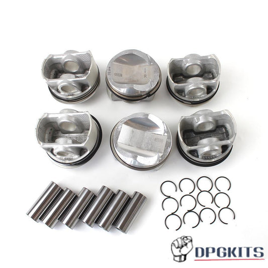 6Pcs Pistons Rings Set ¦µ 84.51mm ¦µ 22mm for Audi A5 for VW Touareg 06E107065DM