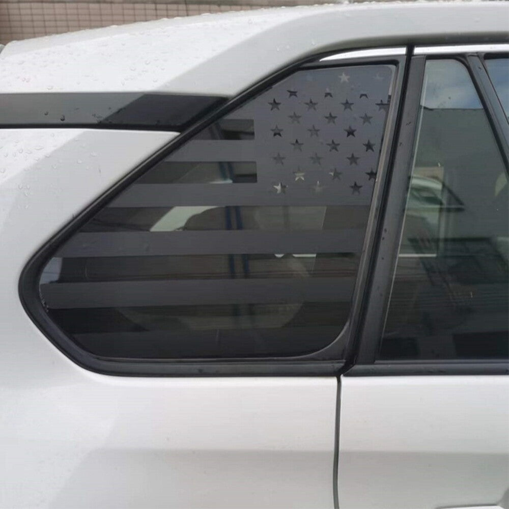 2pcs/set Flag PVC Sticker Rear Side Window Decal for Toyota Rav4 2019