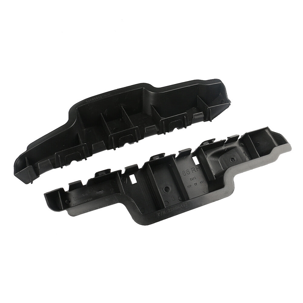 1 Pair Front Bumper Brackets Left Right Side Black for Cadillac SRX 2010-2016
