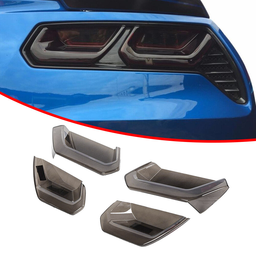 Smoked vinyl tint covering for taillights and rear reflectors on 2014-2019 for Chevrolet for Corvette C7