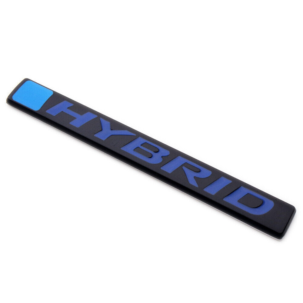3D car logo badge nameplate metal badge black for Honda hybrid trunk lid fender logo badge nameplate metal badge