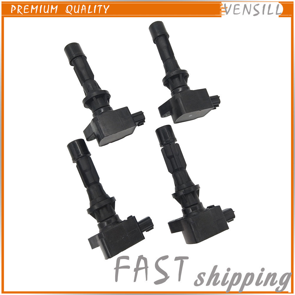 4PCS Ignition Coil Pack for Mazda 5 2.3 2006-2008 LFB6-18-100