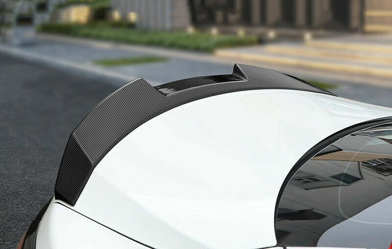 for Nissan Sentra Sylphy 2020-23 Carbon ABS Rear Spoiler Tail Trunk Lip Wing 1x