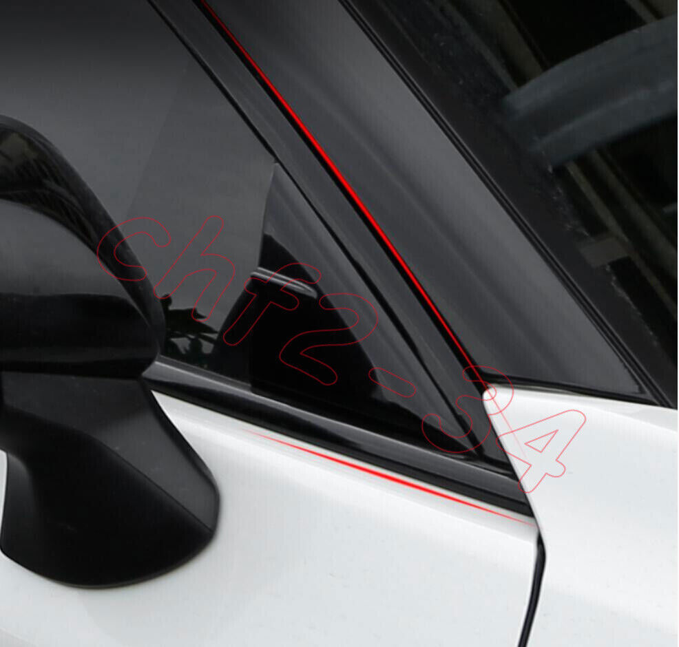 Black Stainless Door Window Trim Strip Cover 10P Fit for Toyota for Avalon 2019-2023