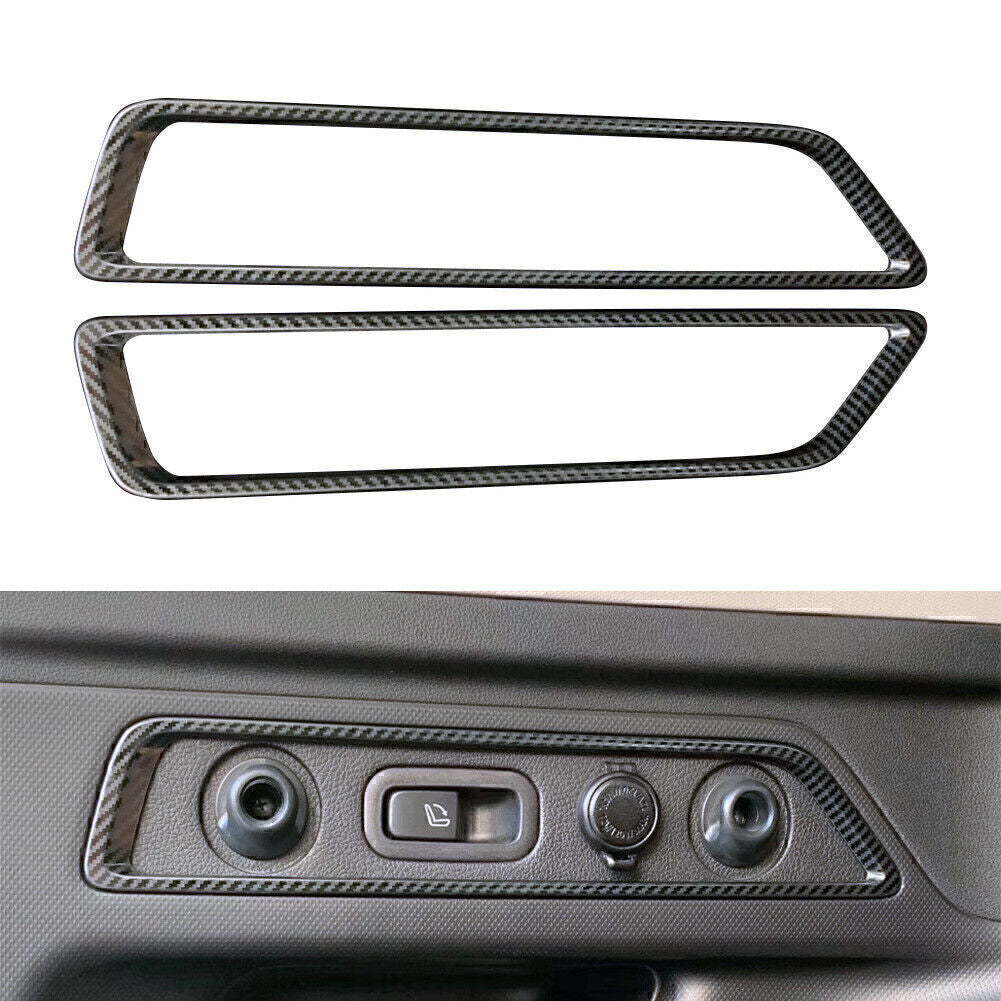 Carbon Fiber Rear Trunk Switch Button Cover Trim Fit for Subaru Forester SK 19 20