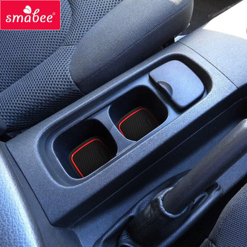 Gate Slot Cup Pad for NISSAN NAVARA D40 2008-2012 4DR Accessories Anti-Slip Mats