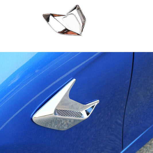 for BMW 5 Series 2018-2023 ABS Chrome Air Flow Vent Side Decoration Sticker Trim