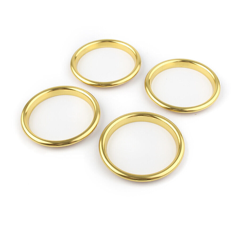 4xL¨¹ftungsringe L¨¹ftungsd¨¹sen Ringe Zierringe Dekor f¨¹r for Audi A3 8V 12-19