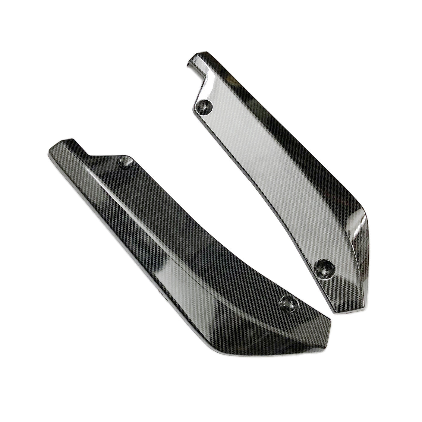 for Honda for Civic JDM Sport Carbon Fiber Rear Bumper Diffuser Splitter Canard Lips