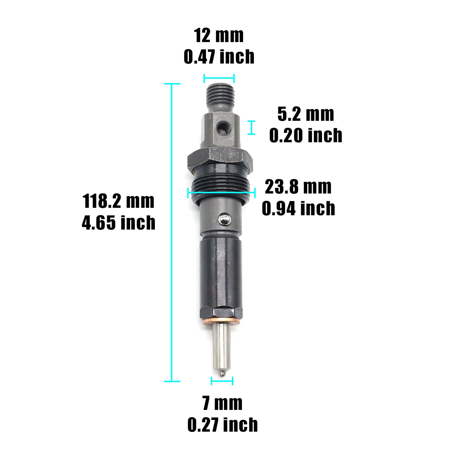 1X Fuel Injector 0432131837 3919350,3919339 For 1989 -1993 for Dodge 5.9L-l6