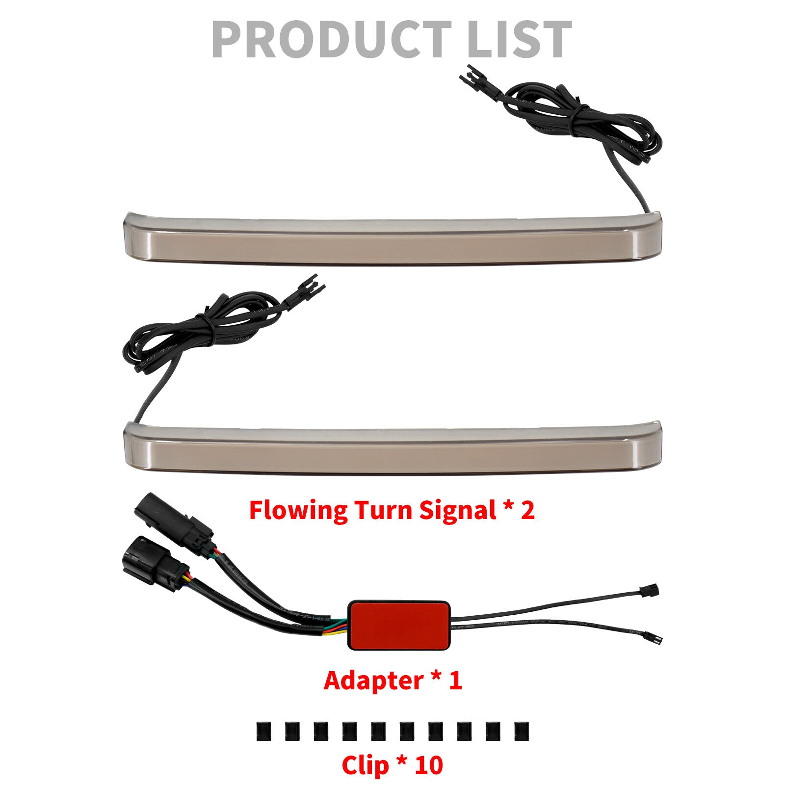 LED Saddlebag Flowing Brake Turn Signal Lights for Harley Road Electra Glide 14+