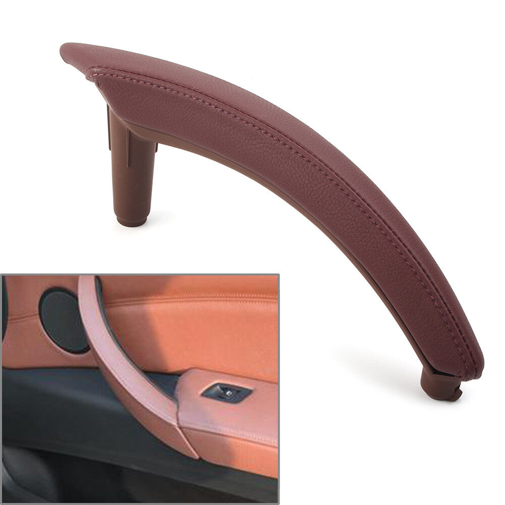 Interior Right Door Panel Pull Handle Trim Cover Red Wine for BMW X5 X6 E70 E71