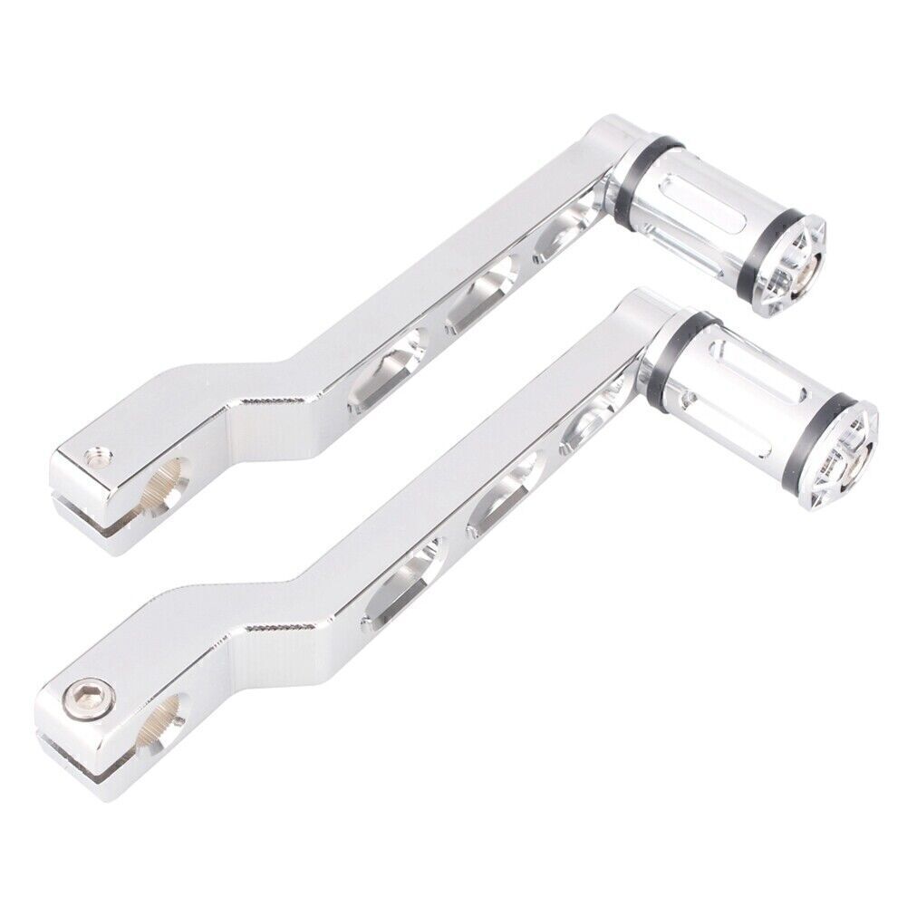 Gear Shifter Rear Foot Pedal Lever Silver Fit for Harley Softail Tour Glide 86-12