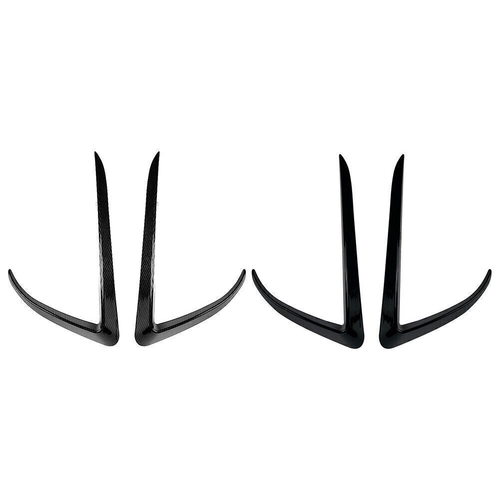 Car Front Fog Light Lamp Eyebrow Cover Trim For 2015-2020 2016 17 for Tesla Model X