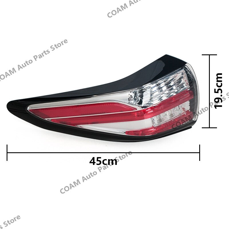 Left side: Applicable to for Nissan Murano 2015-2018 rear exterior taillight turn signal light.